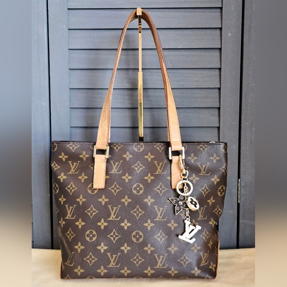 Authentic LOUIS VUITTON Monogram Cabas Piano Shoulder Bag - Picture 1 of 12